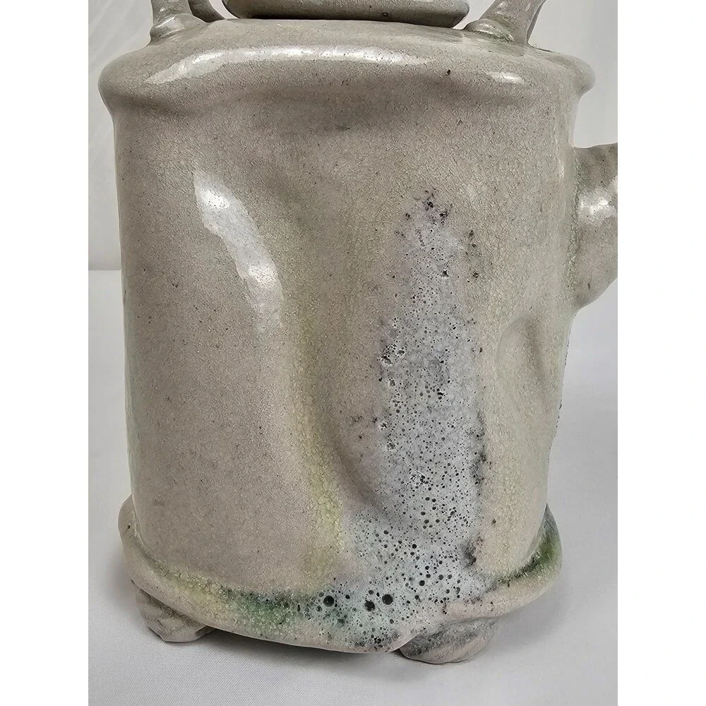 Michael Sherrill Studio Pottery Teapot Signed Contemporary Ceramic Art